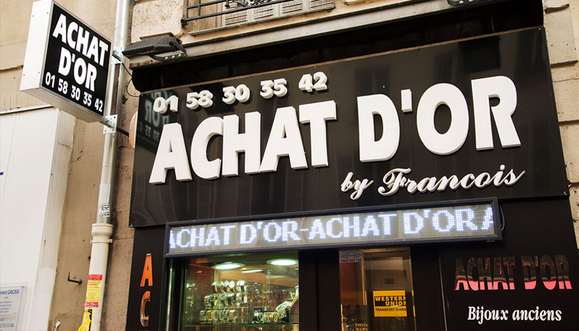 Achat d'or Paris 4 (75001)